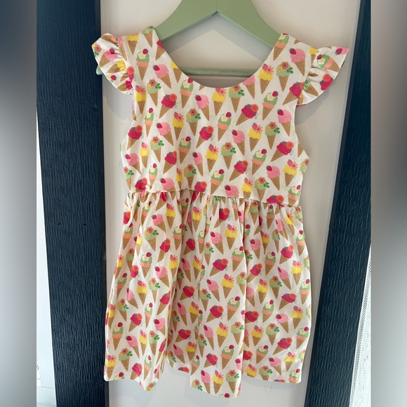 Bamboo Ice Cream Ruffle Short Romper - Picture 1 of 1